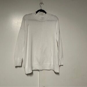 LABO ART White 100% Cotton Knit Sweater Made In Italy Size 0